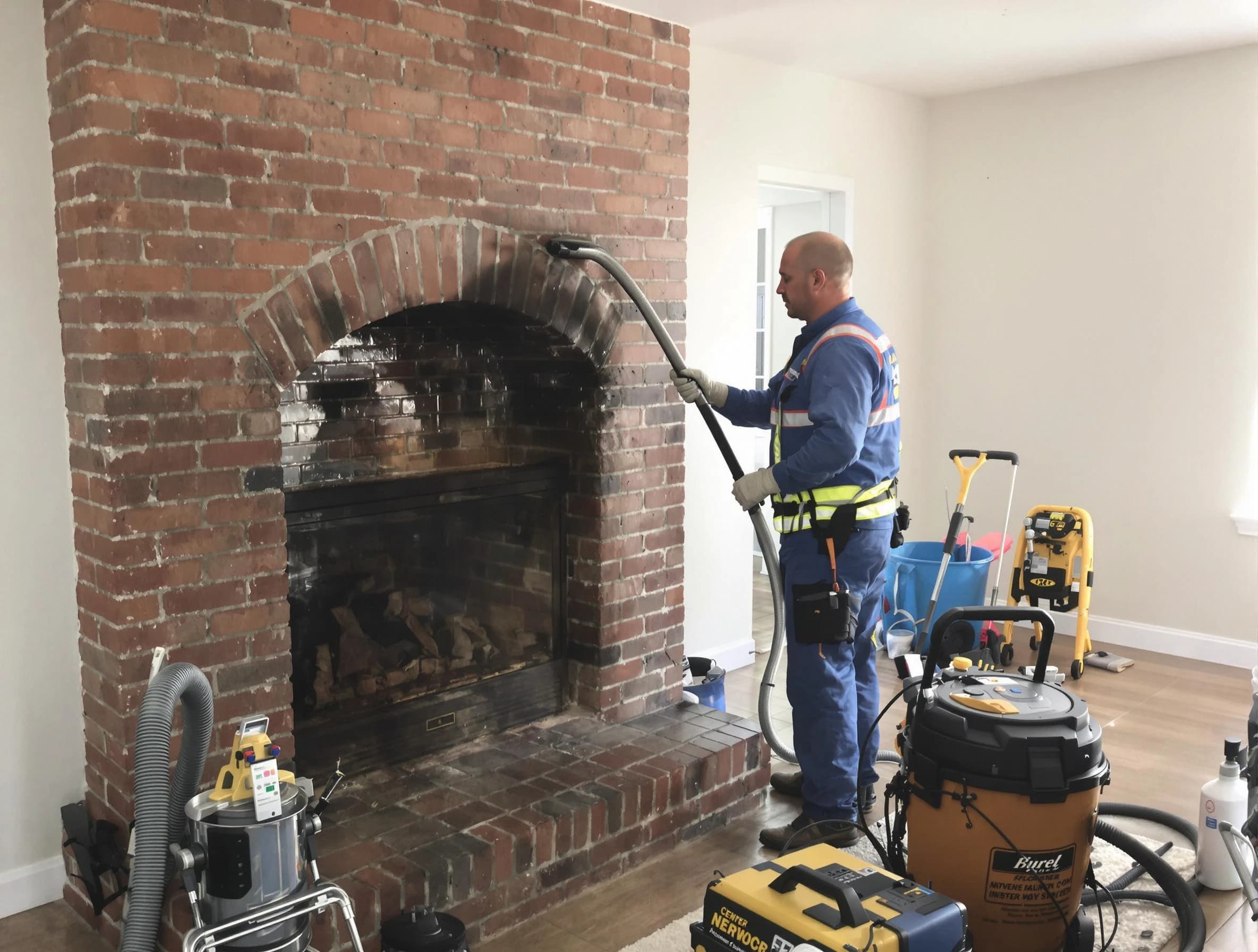New Brunswick Chimney Sweep expert performing detailed chimney sweep in New Brunswick, NJ
