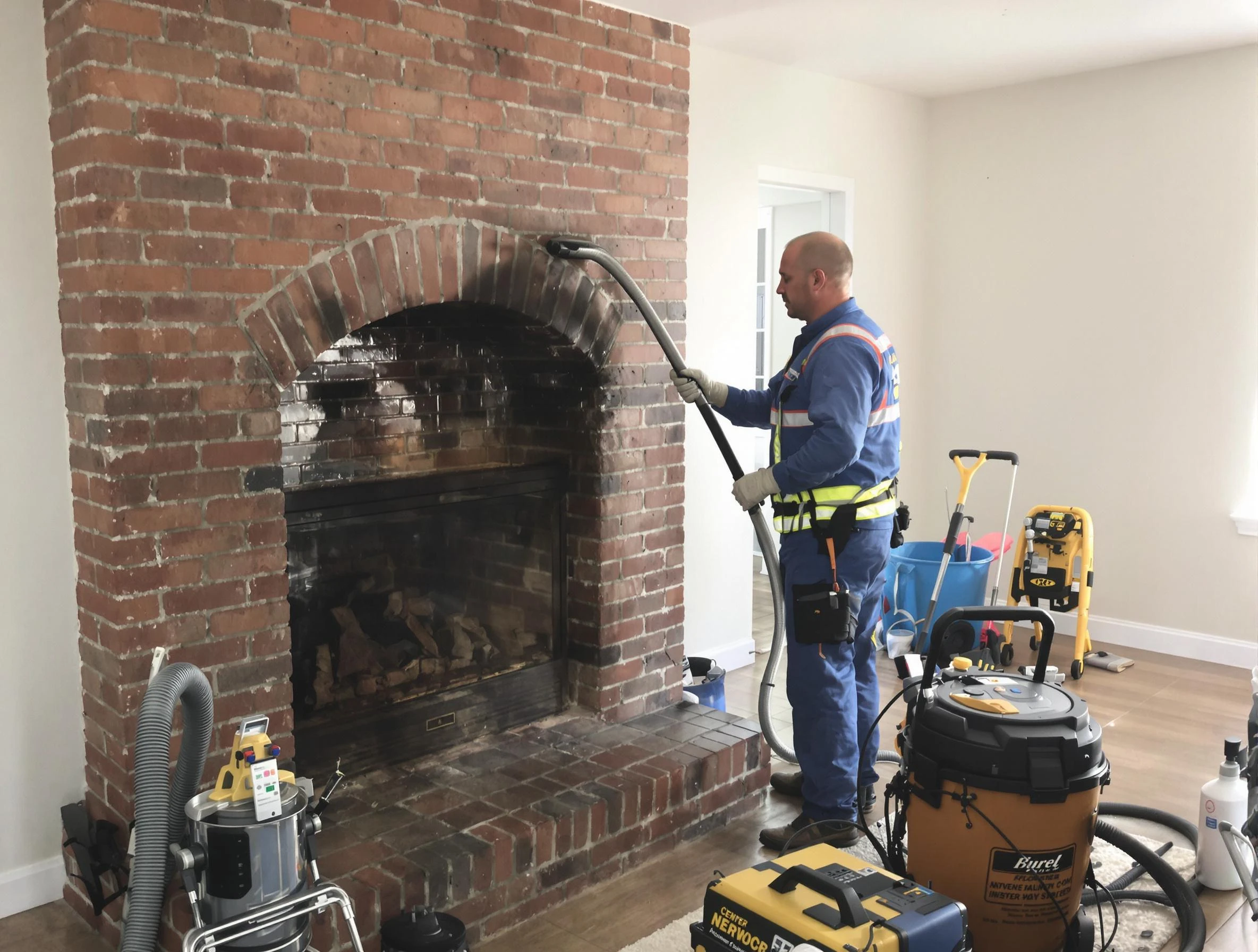New Brunswick Chimney Sweep expert performing detailed chimney sweep in New Brunswick, NJ