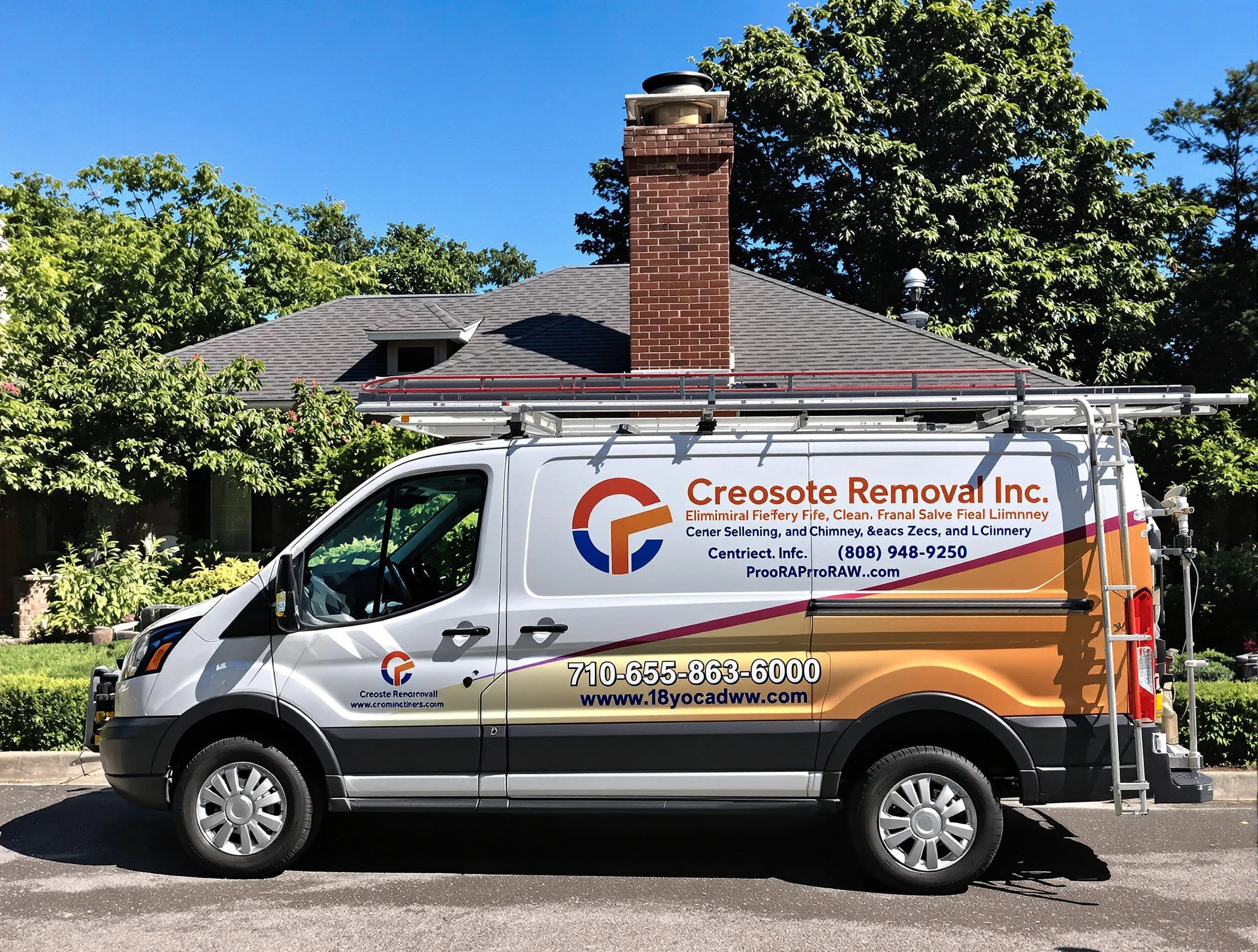 New Brunswick Chimney Sweep technician removing creosote safely in New Brunswick, NJ